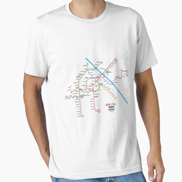 Vista previa del artículo con la obra «WIEN U-Bahn Mapa», diseñado y vendido por UrbanRail.