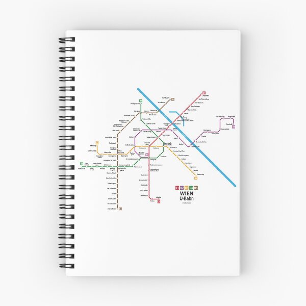 Item preview, WIEN U-Bahn Map designed and sold by UrbanRail.