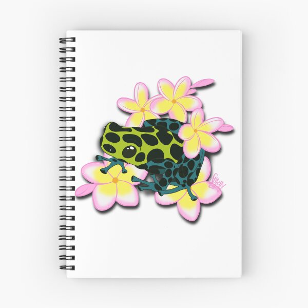 Item preview, Dendrobati Dart Frog and Flowers designed and sold by StitchyWitchy13.