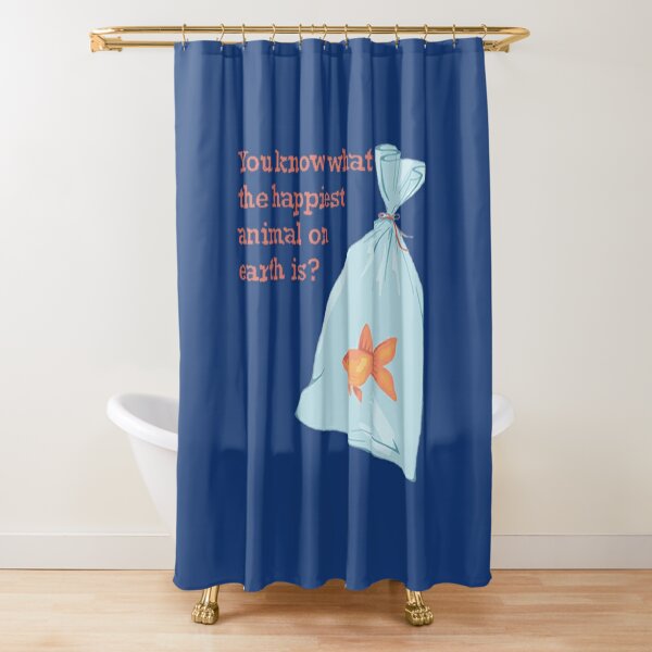 Be A Goldfish Shower Curtains for Sale
