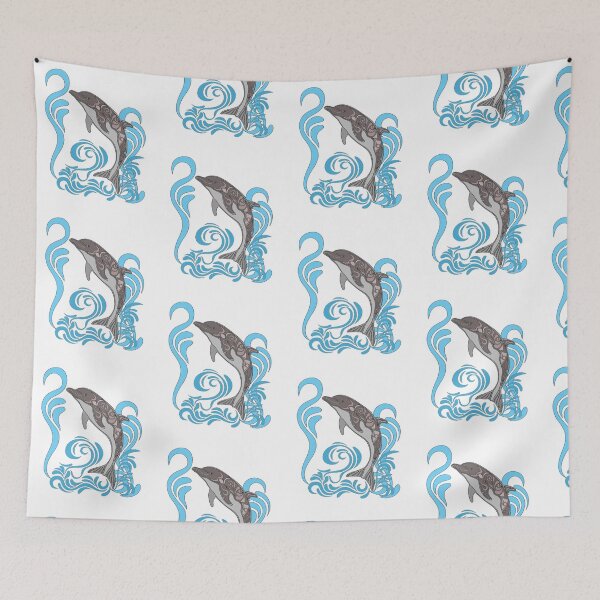 Item preview, Dolphin Splashing designed and sold by artubble.