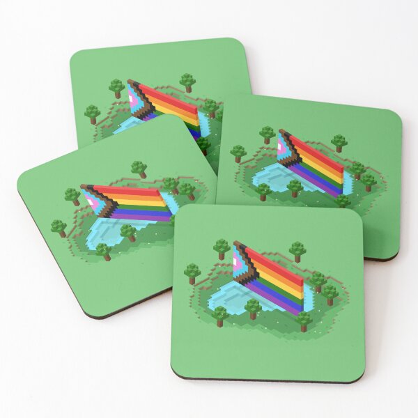 Item preview, Isometric LGBTQ Progress Pride Flag designed and sold by Robiscuit.