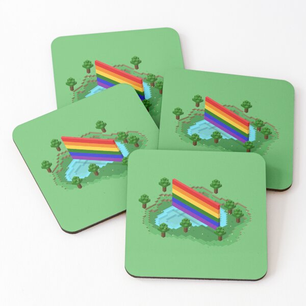 Item preview, Isometric LGBTQ Pride Flag designed and sold by Robiscuit.