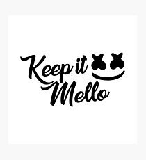 Keep it Mello - Marshmello Photographic Print