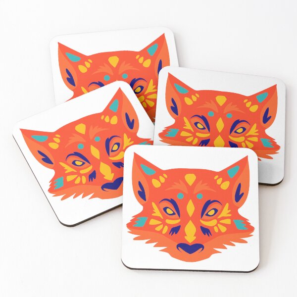 Item preview, Multi Color Fox designed and sold by Mitinagroup.