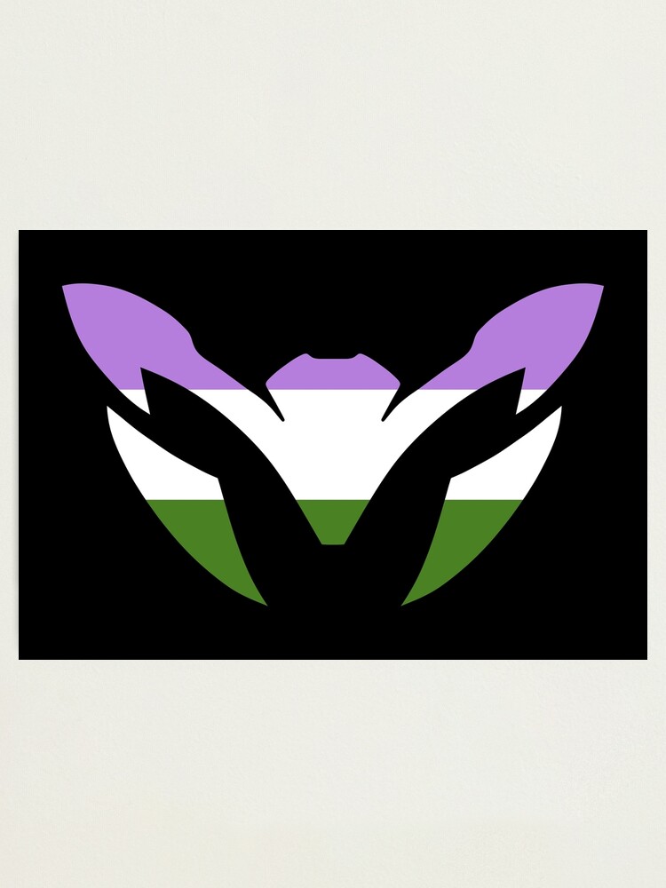 "Genderqueer Max Steel Logo" Photographic Print for Sale by havensea ...