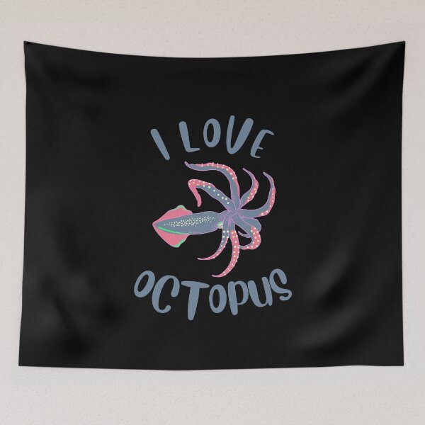 Item preview, I Love Octopus designed and sold by GasconyPassion.