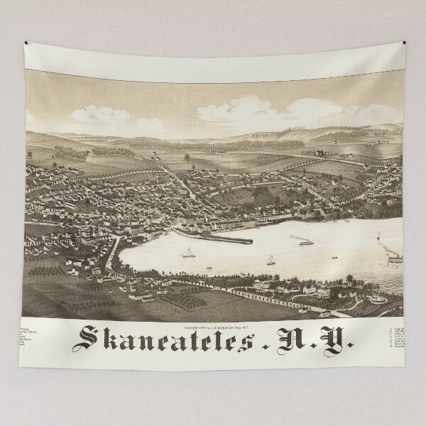 Item preview, Skaneateles, New York (1884) designed and sold by allhistory.