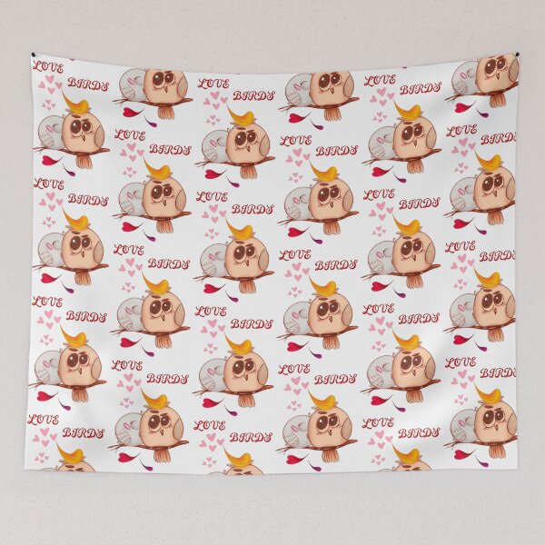 Item preview, Love birds designed and sold by SanelaLuckyStar.