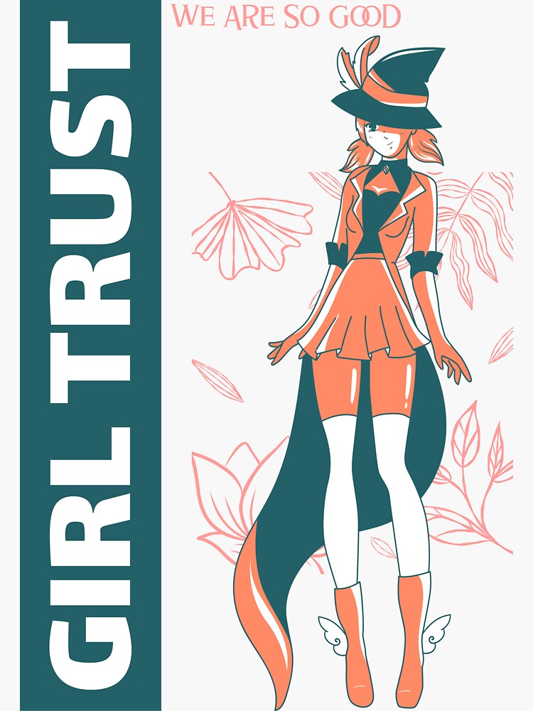 Girl Trust Sticker For Sale By Panthera96 Redbubble