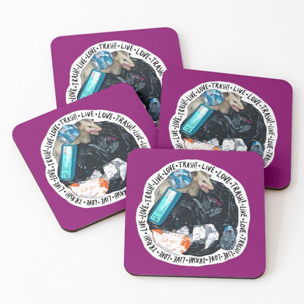 Item preview, Trash Opossum Wearing Lipstick Digging In Trash - Live, Love, TRASH! designed and sold by iamgirl1.