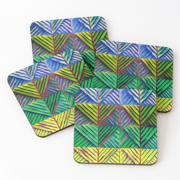 Item preview, Muted triangles in multi colours designed and sold by FlossOrFi.