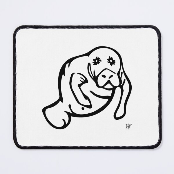 Item preview, Manatee - Black designed and sold by dbbf.