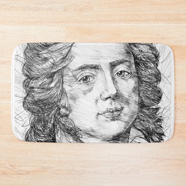 Item preview, JAN POTOCKI black and white pencil portrait designed and sold by lautir.
