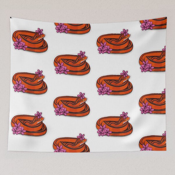 Item preview, Bamboo Ratsnake and Flowers designed and sold by StitchyWitchy13.