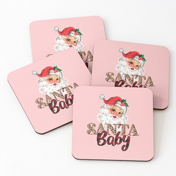 Item preview, Santa baby retro vintage merry Christmas  designed and sold by DesignsbyMona.