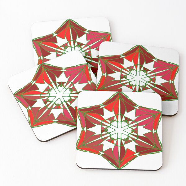 Item preview, Festive snowflake unique design W6 designed and sold by fishpressink.