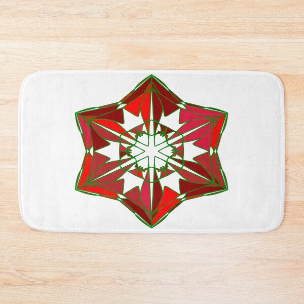 Item preview, Festive snowflake unique design W6 designed and sold by fishpressink.