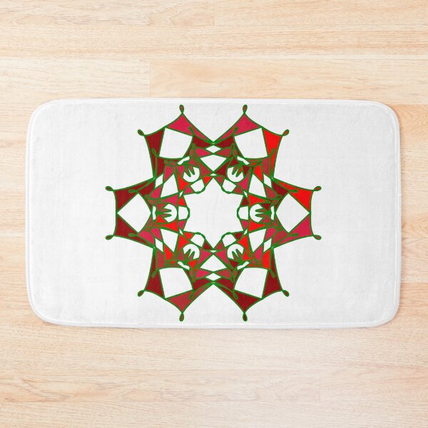 Item preview, Festive snowflake unique design W7 designed and sold by fishpressink.