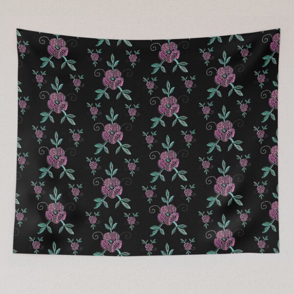 Item preview, First Nation Metis Beadwork Traditional Wild Rose designed and sold by hookline.