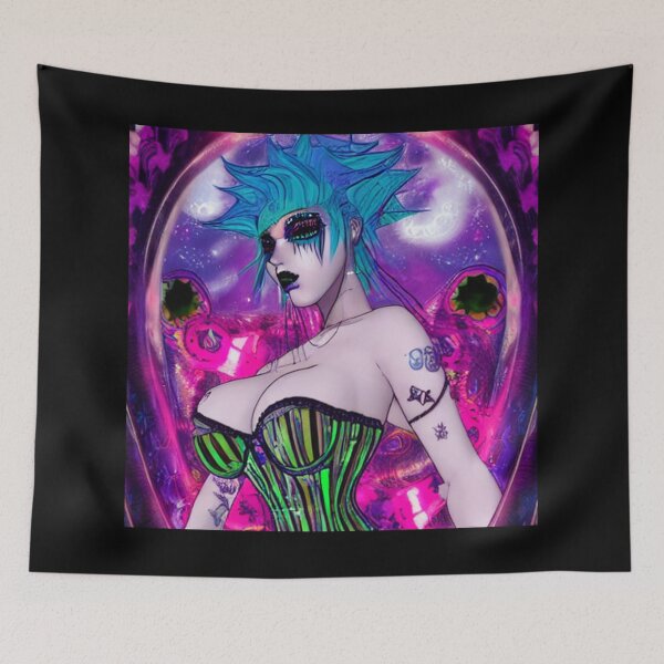 Item preview, Psychedelic punk elf  designed and sold by dwhowe.