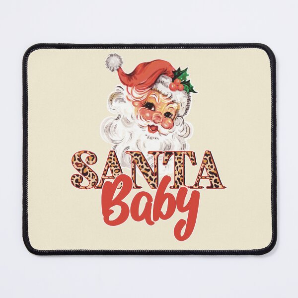 Item preview, Santa baby retro Christmas vintage designs designed and sold by ArtfulGiftShop.