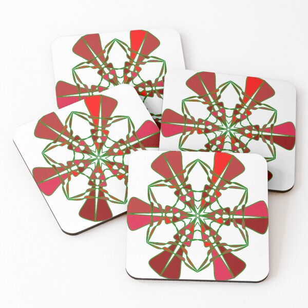 Item preview, Festive snowflake unique design W8 designed and sold by fishpressink.