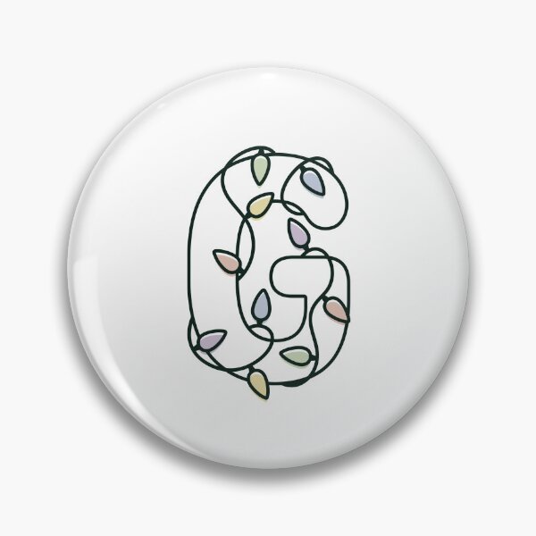 Item preview, Letter G with Christmas Lights Winter Holidays Monogram Capital letter G designed and sold by KateBilous.