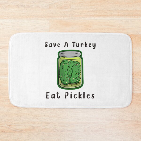Item preview, Save A Turkey Eat A Pickles Funny Thanksgiving - Pickle Lovers Gifts designed and sold by Stixdesigns.