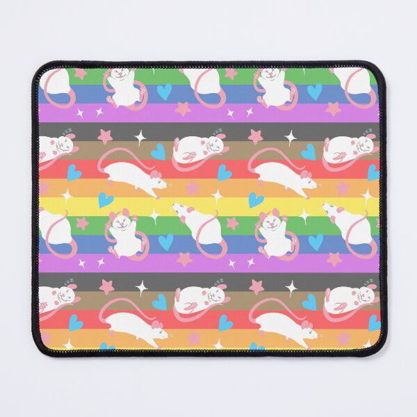 Item preview, LGBTQ Pride Rat Pattern Rainbow designed and sold by Ratfrens.