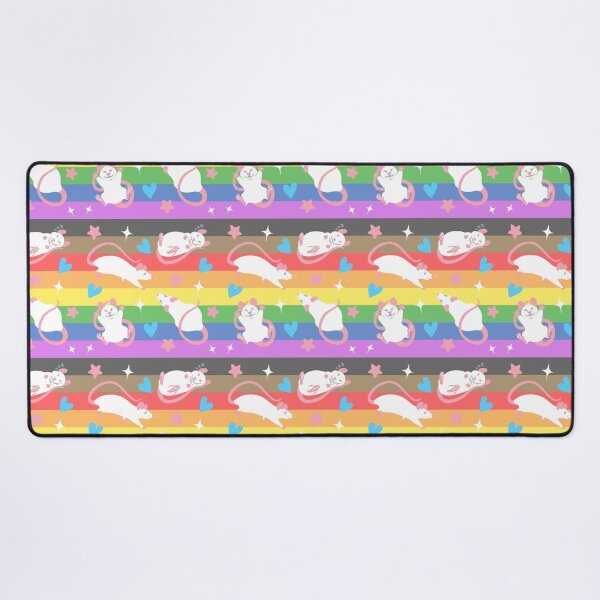 Item preview, LGBTQ Pride Rat Pattern Rainbow designed and sold by Ratfrens.