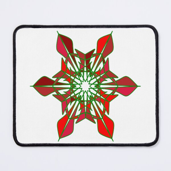 Item preview, Festive snowflake unique design W9 designed and sold by fishpressink.