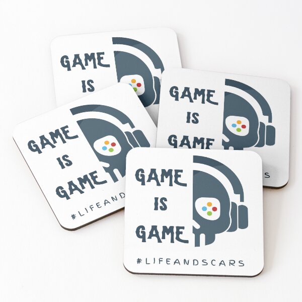 Item preview, LIFEANDSCARS GAME IS GAME HALF SKULL designed and sold by Lifeandscars.