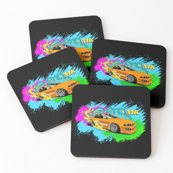 Item preview, Orange Supra MK Neon designed and sold by ReidDesigns.