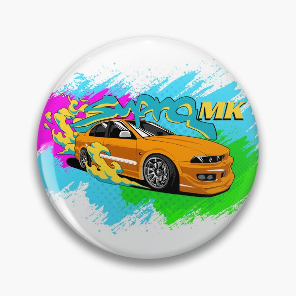 Item preview, Orange Supra MK Neon designed and sold by ReidDesigns.