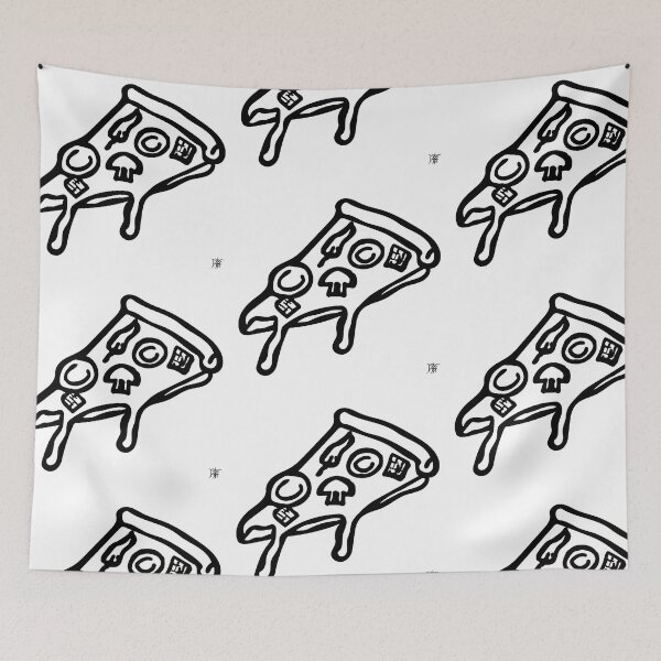 Artikelvorschau, Pizza Slice - Black entworfen und verkauft von dbbf.