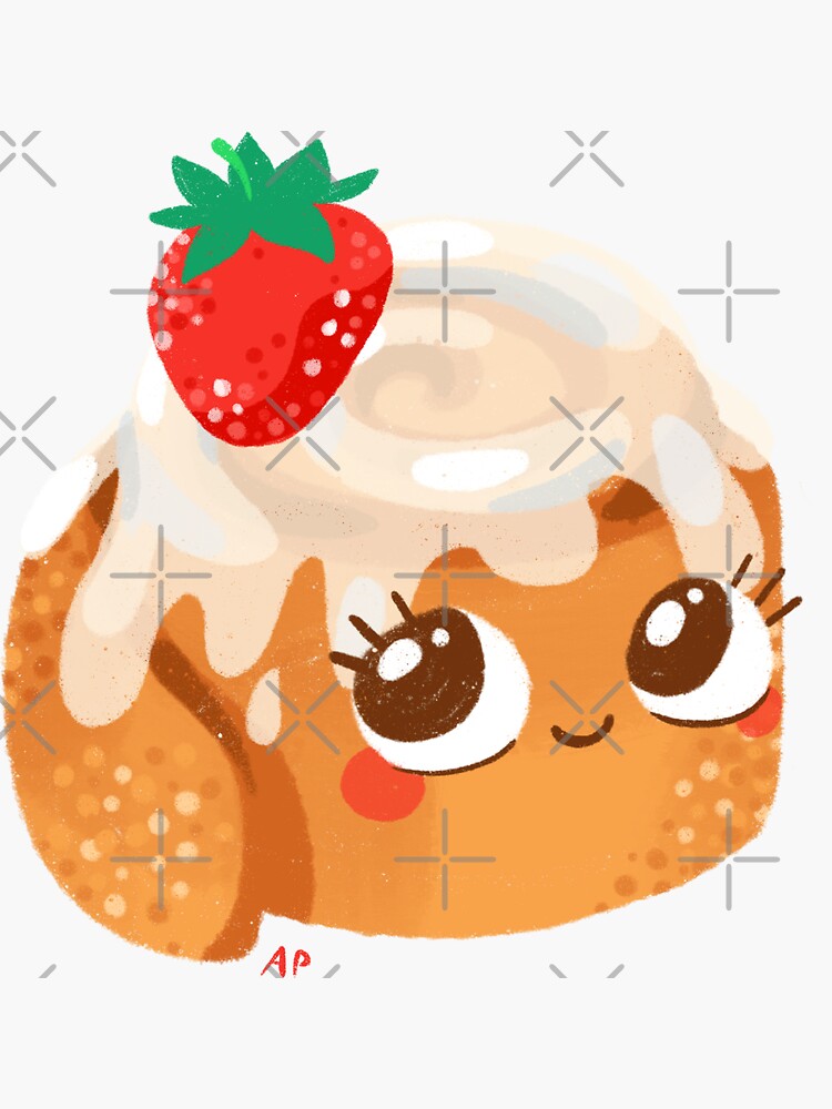 cinnamon roll too good too pure Sticker for Sale by Jeremyblog