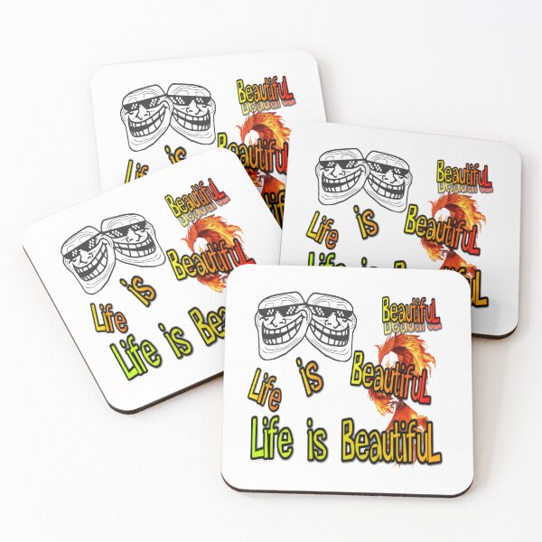 Item preview, life is beautiful designed and sold by atomsama.