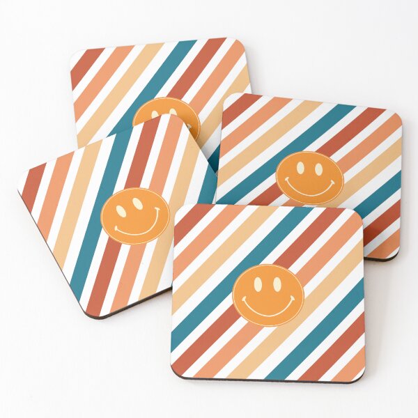 Item preview, Retro Groovy Smiley Face Pattern - Small designed and sold by luckymooninc.