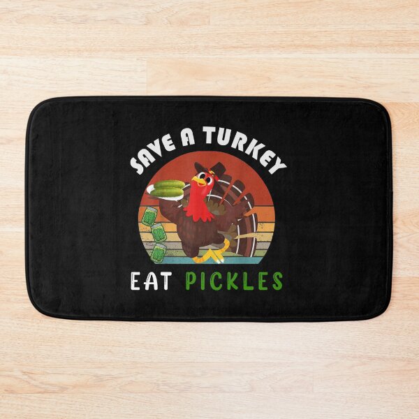 Item preview, Save A Turkey Eat A Pickles Funny Thanksgiving - Pickle Lovers Gifts designed and sold by Stixdesigns.