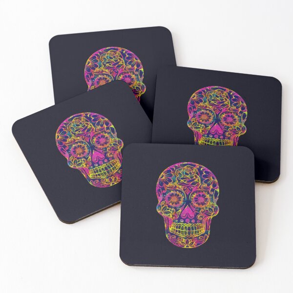 Item preview, Flowery Retro Skull designed and sold by Sapphire07.