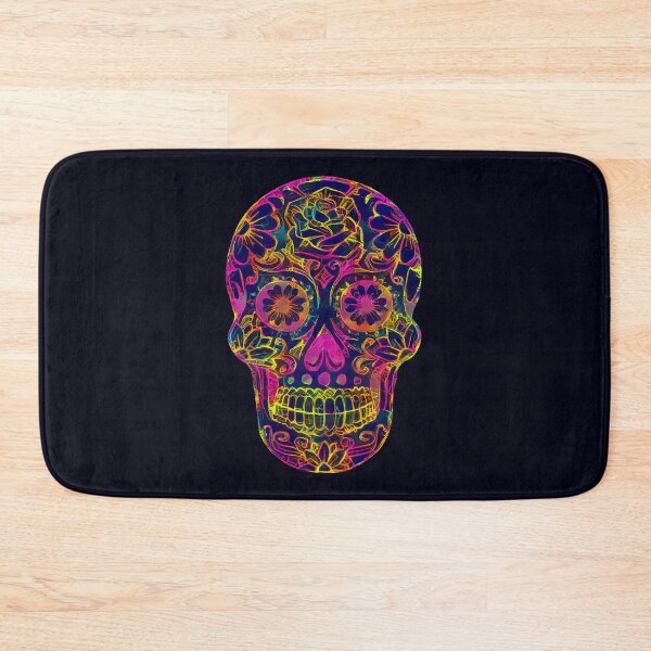 Item preview, Flowery Retro Skull designed and sold by Sapphire07.