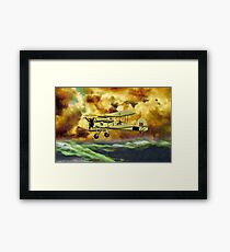 British Swordfish Biplane WWII Framed Print