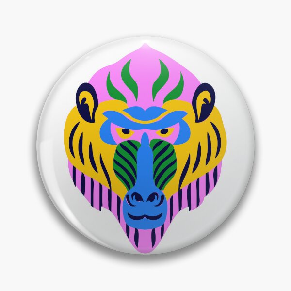 Item preview, Multi Color Baboon designed and sold by Mitinagroup.