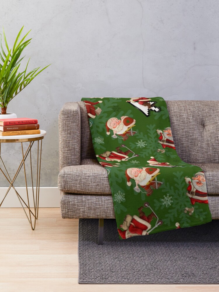 Discover Santa Claus collection Throw Blanket