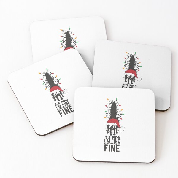 Item preview, Cat tail stuck in Christmas light. Christmas cat. I am fine designed and sold by camelsvg.