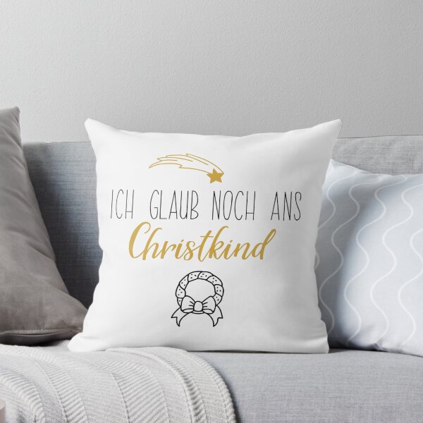 Item preview, Ich glaub noch ans Christkind. German text: I still believe in the Christ Child designed and sold by pidzam4e.