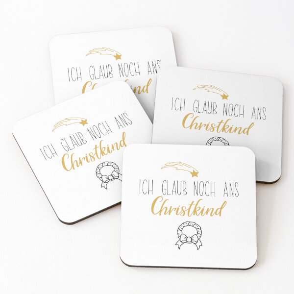Item preview, Ich glaub noch ans Christkind. German text: I still believe in the Christ Child designed and sold by pidzam4e.