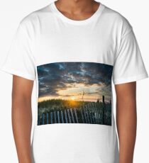 Beach Sunrise Landscape Long T-Shirt