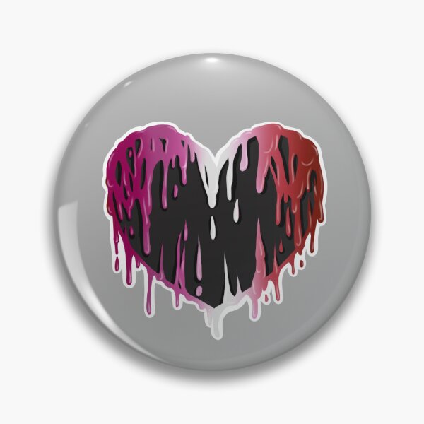 Item preview, Drippin Hearts // Lesbian Love designed and sold by Senikko.